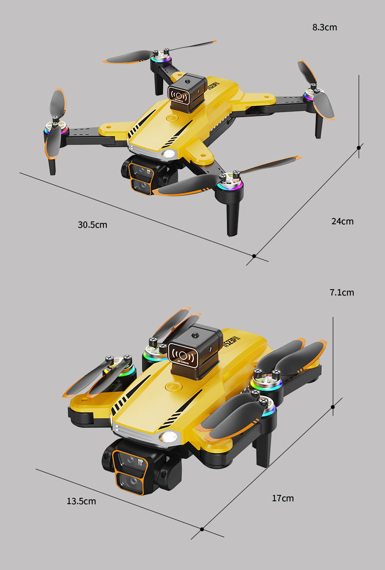 Skyra24 Drone Opvouwbare Drone met HD Dual Camera & Controller met Scherm